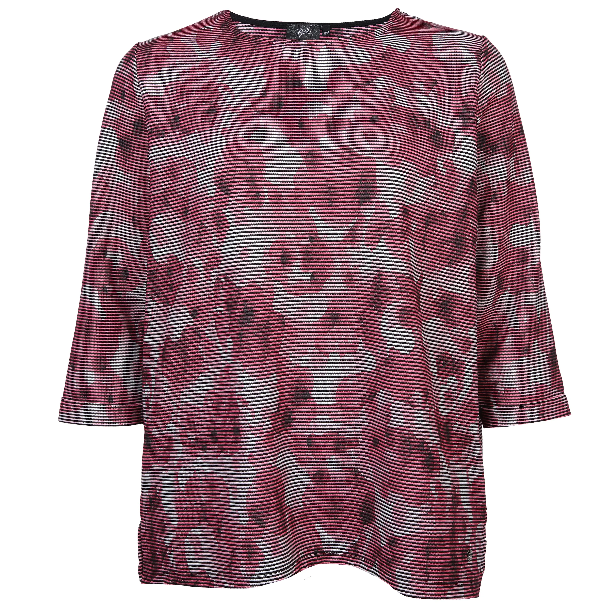 Große Größen Sweatshirt mit 3/4 Arm