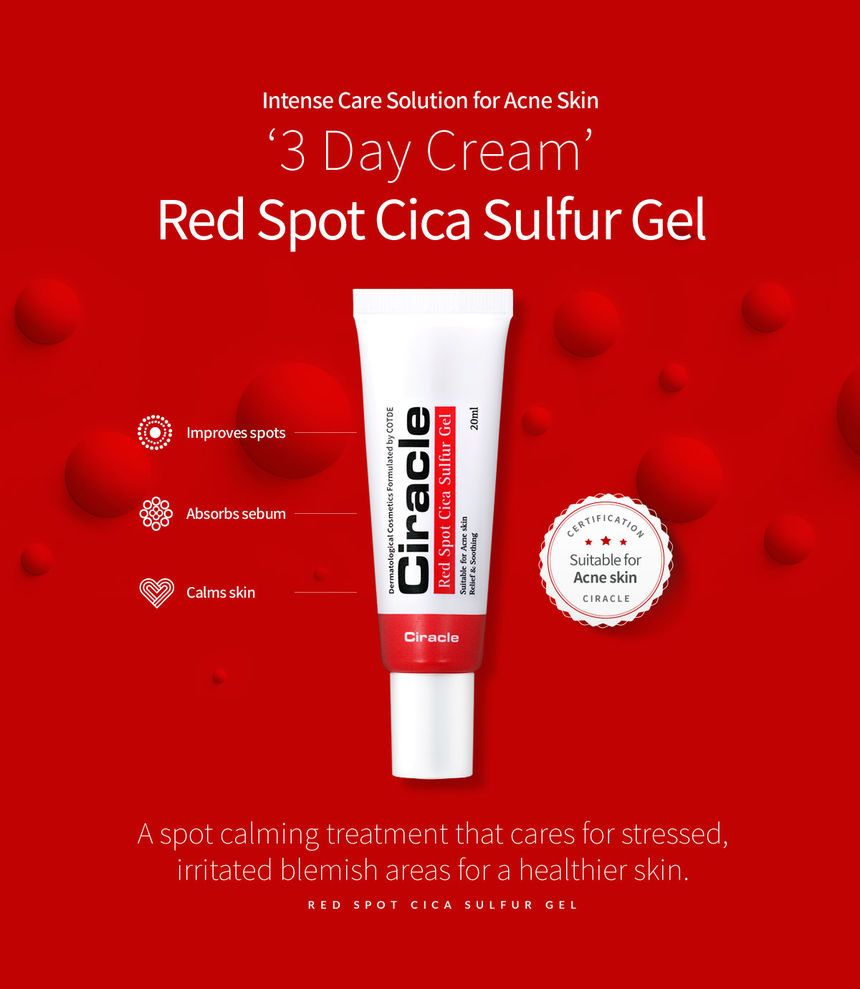 Ciracle - Rode Vlek Cica Zwavelgel 20ml