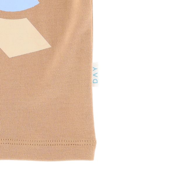 DAY T-Shirt Lange Mouw - Mocha - Mt. 74/80