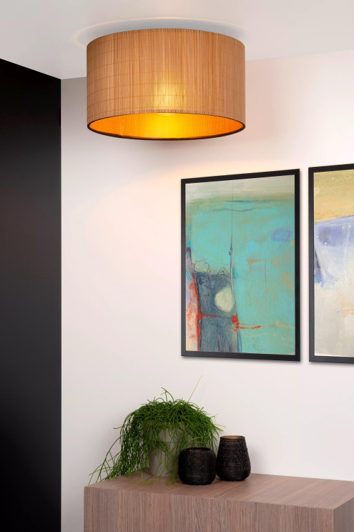 Lucide Magius plafondlamp Ø42 naturel