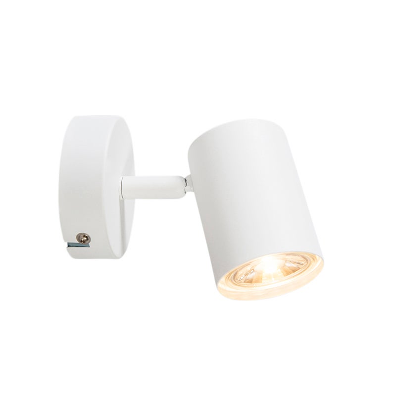 Moderne witte kantelbare spot - Jeana 1