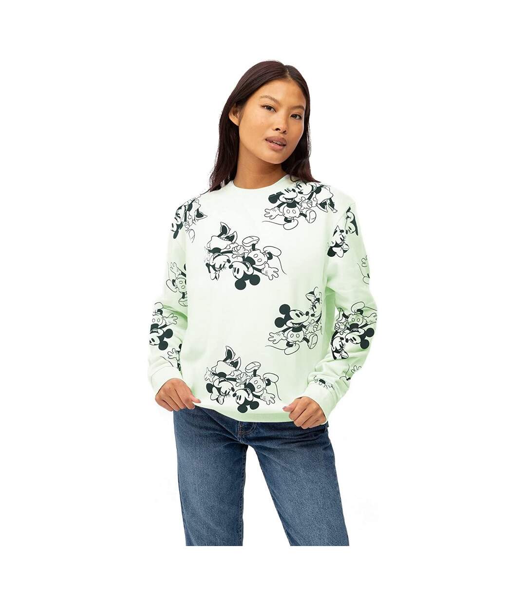 Disney - Sweat - Femme (Vert de gris / Noir) - UTTV1016