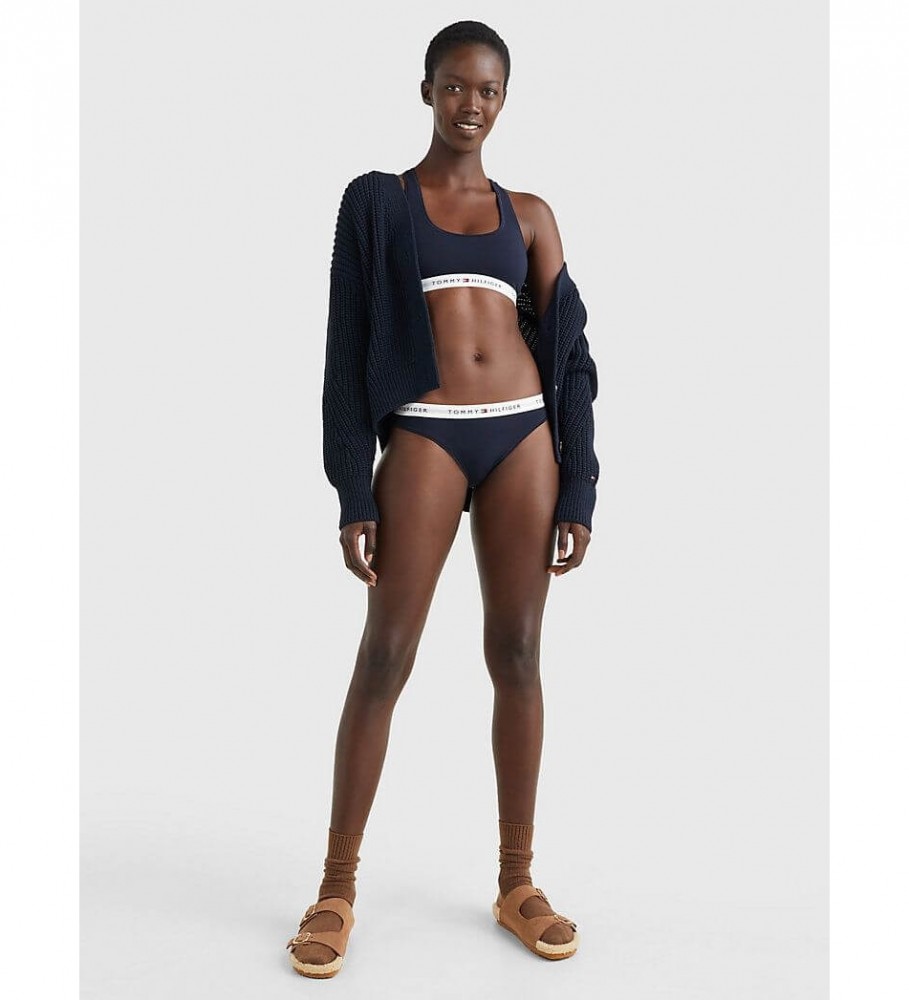 Sutiã Tommy Hilfiger Icons Bralette sem bojo, azul marinho