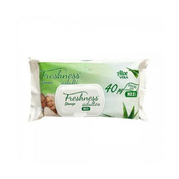 Freshness Toalhitas Adulto 20x36cm 40 Unidades