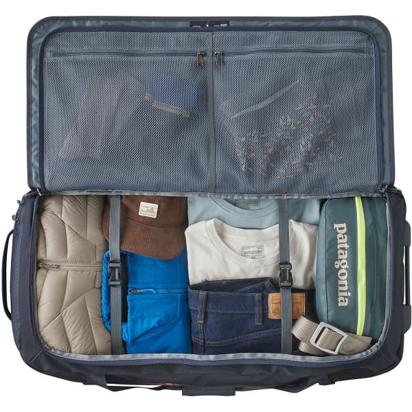 Bagagerie de voyage PATAGONIA BLACK HOLE WHEELED DUFFEL 100L SMOLDER BLUE