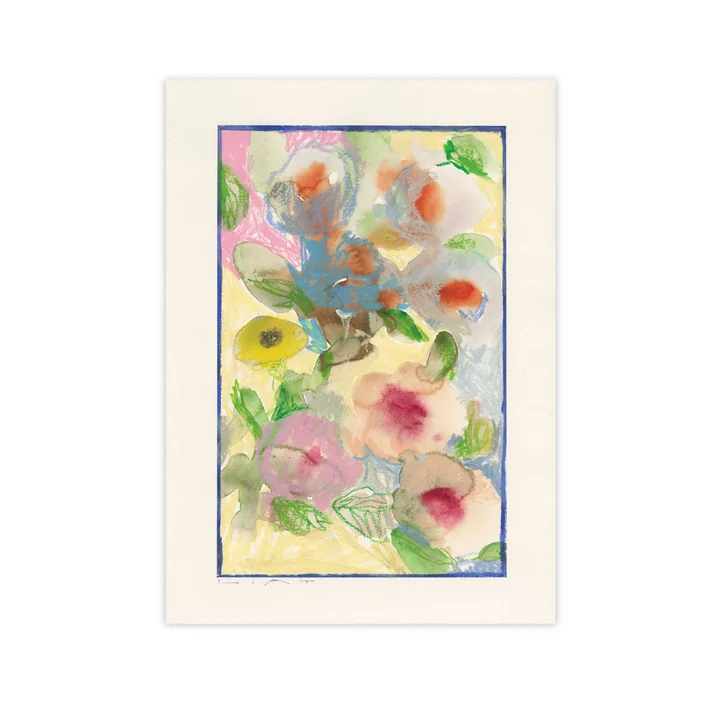 Paper Collective - Flower Window Poster, 50 x 70 cm
