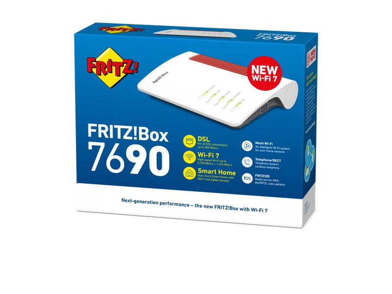 AVM VDSL-Router FRITZ!Box 7690 International FRITZ!Box 7690 - Performance am DSL-Anschluss
