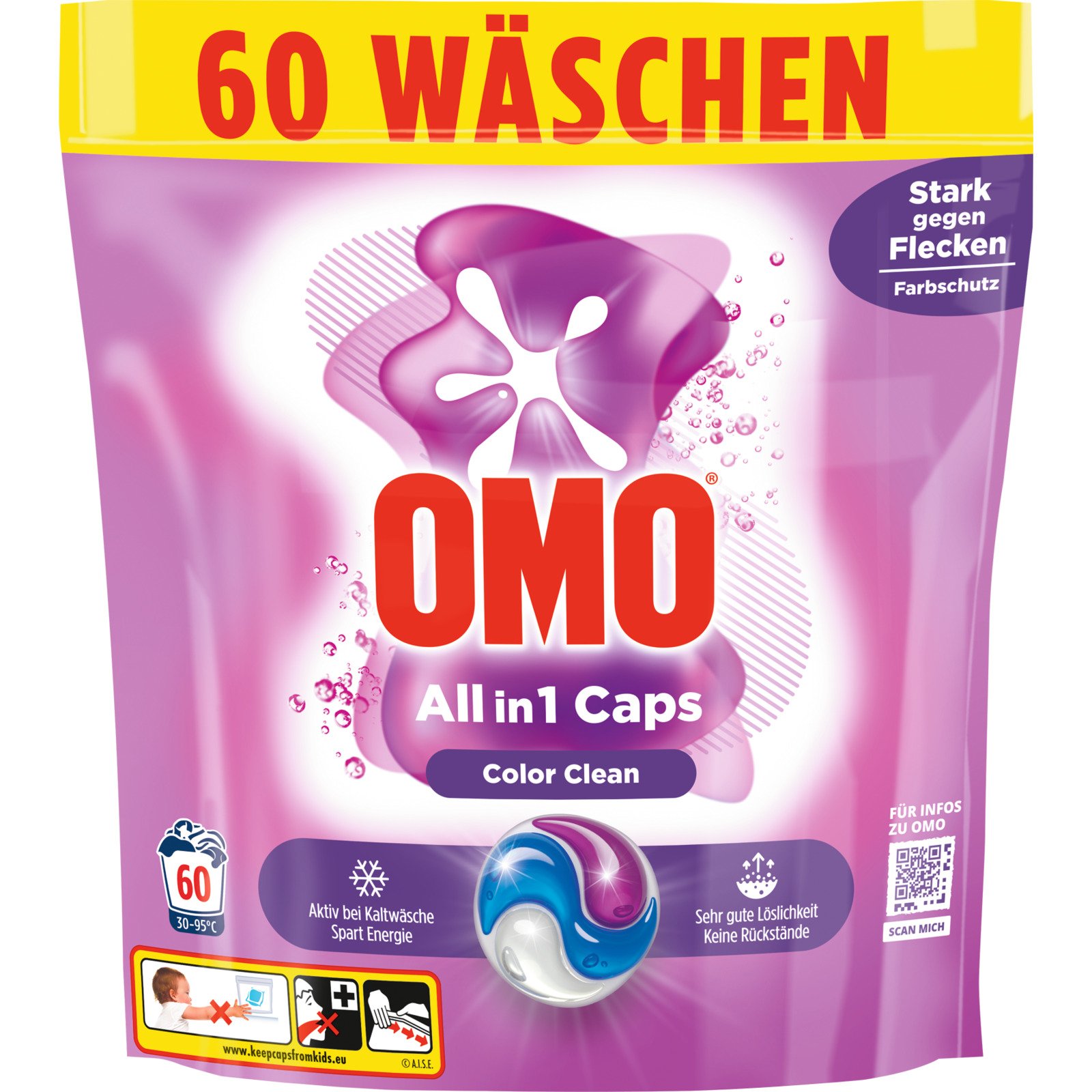 Omo Caps Color 60 Waschgänge