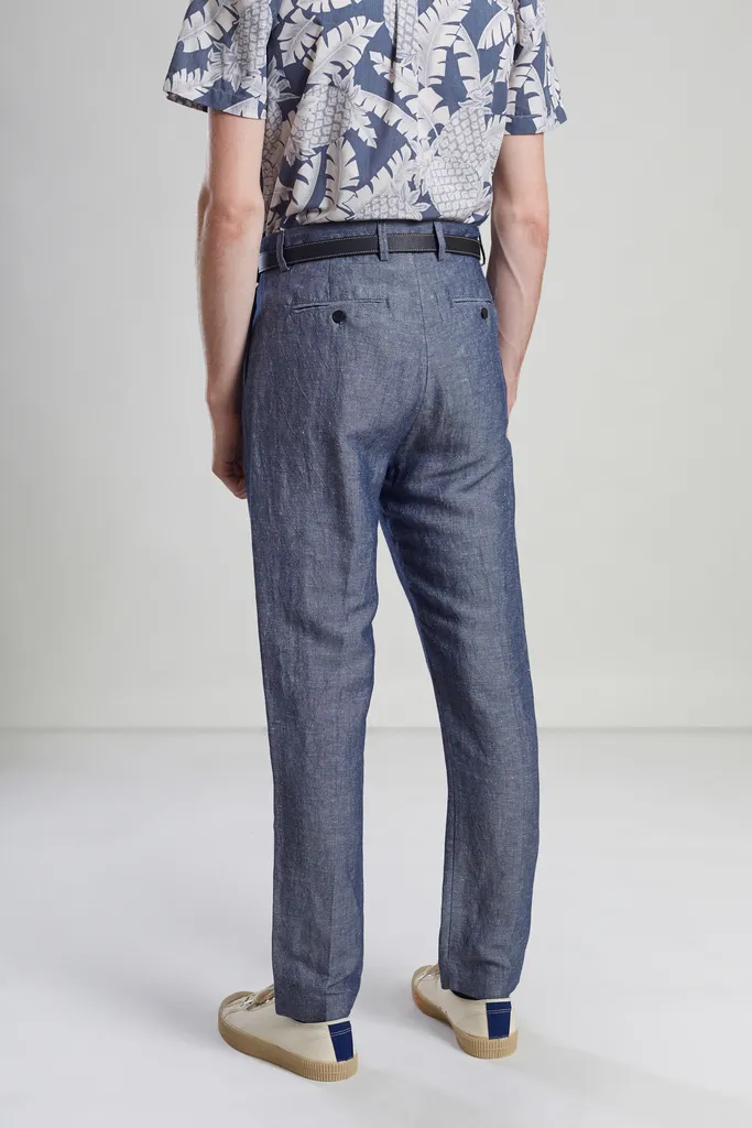Pantalon à Plis Tissu Japonais L'Exception Paris