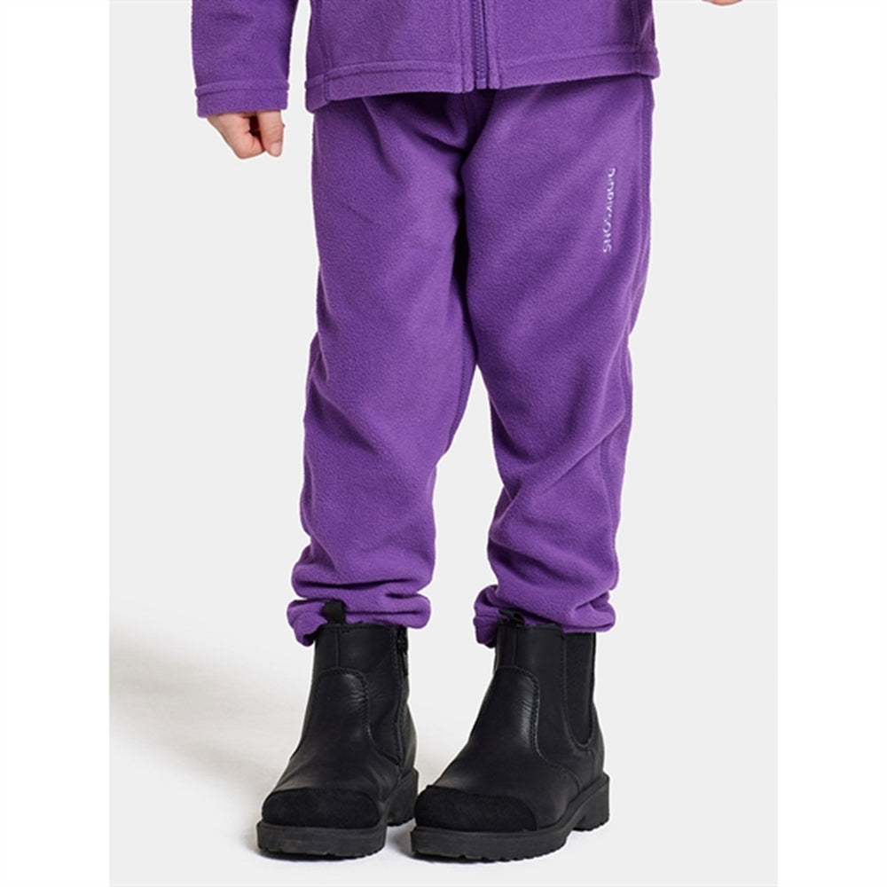 Køb Didriksons Disco Purple Monte Kids Fleece Bukser | Luksusbaby