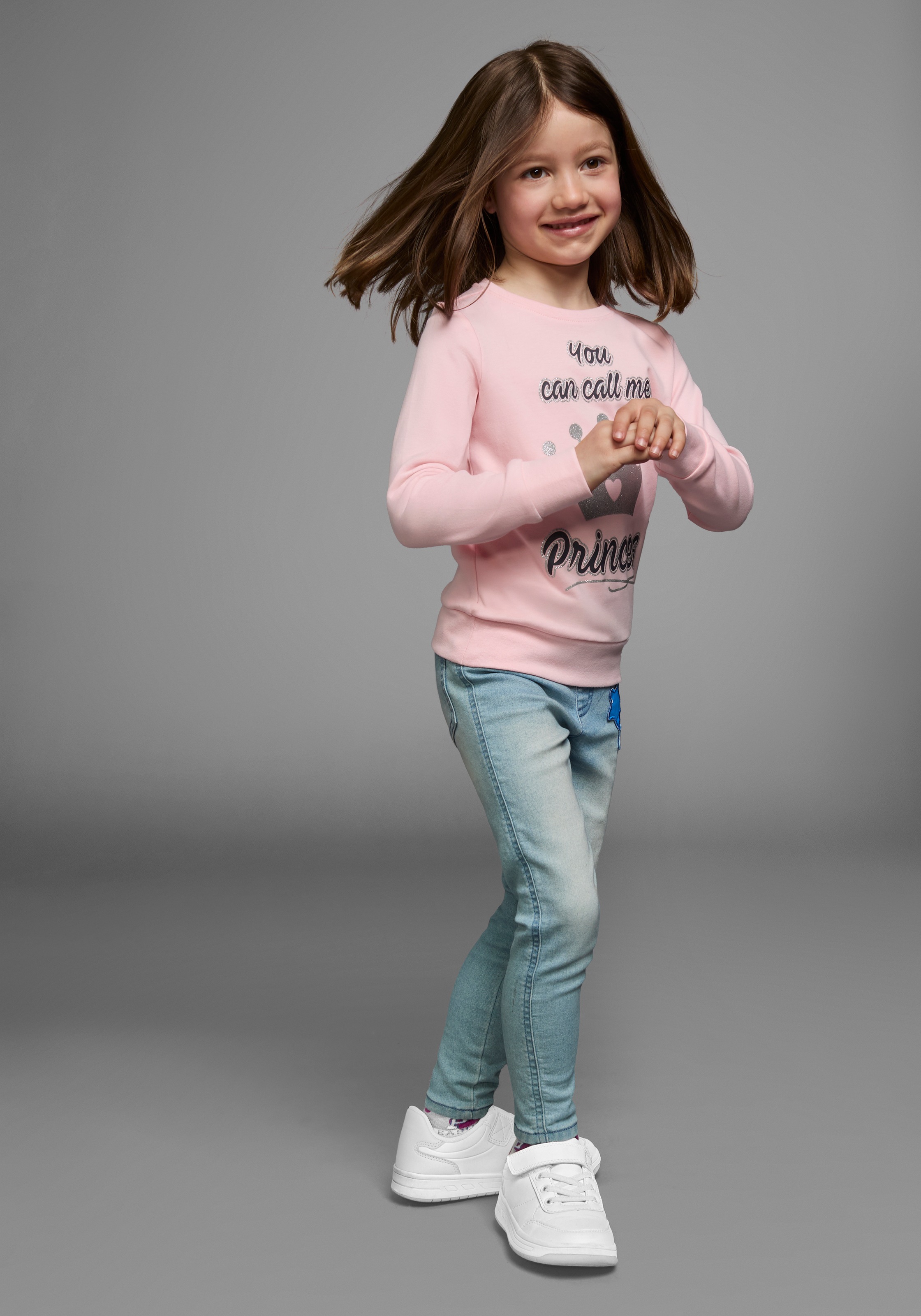 KIDSWORLD Langarmshirt »YOU CAN CALL ME PRINCESS«, Langarm,  Basic-Passform,  bedruckt,  Rundhalsausschnitt