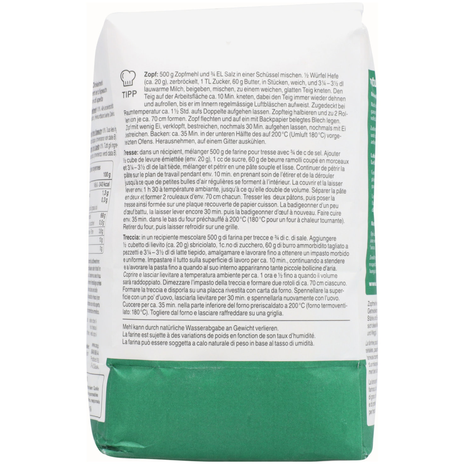 Naturaplan Bio Zopfmehl