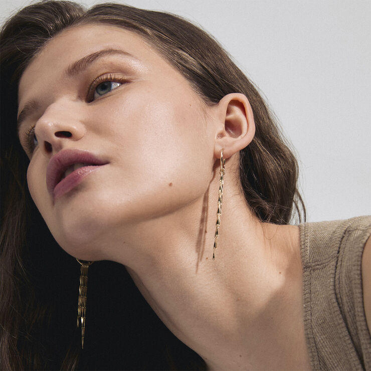 Pilgrim CONNECT recycled earrings gold-plated Guld