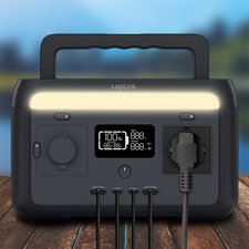 Chargeur mobile/Powerstation, 300 watts, noir