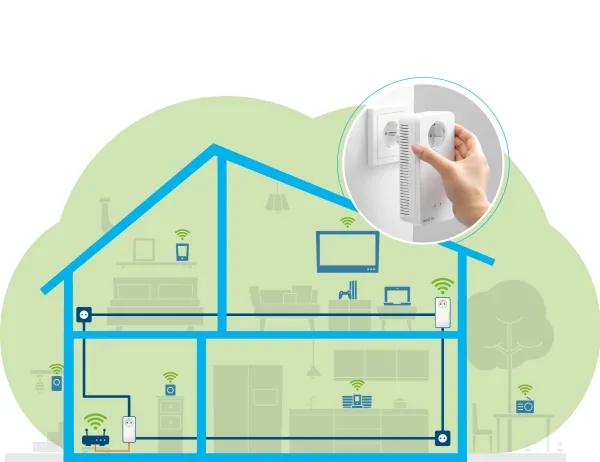 Devolo Magic 2 WiFi next Starter Kit, 2400 Mbit/s, IEEE 802.2x, IEEE 802.3ab, IEEE 802.3az, IEEE 802.3u, Gigabit Ethernet, 10,100,1000 Mbit/s, Wi-Fi 5 (802.11ac), 802.11a, 802.11b, 802.11g, Wi-Fi 4 (802.11n), Wi-Fi 5 (802.11ac)