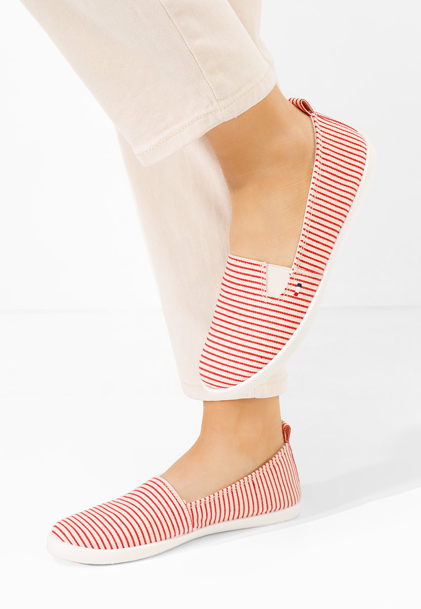 Espadrilles femme rouges Brandusa