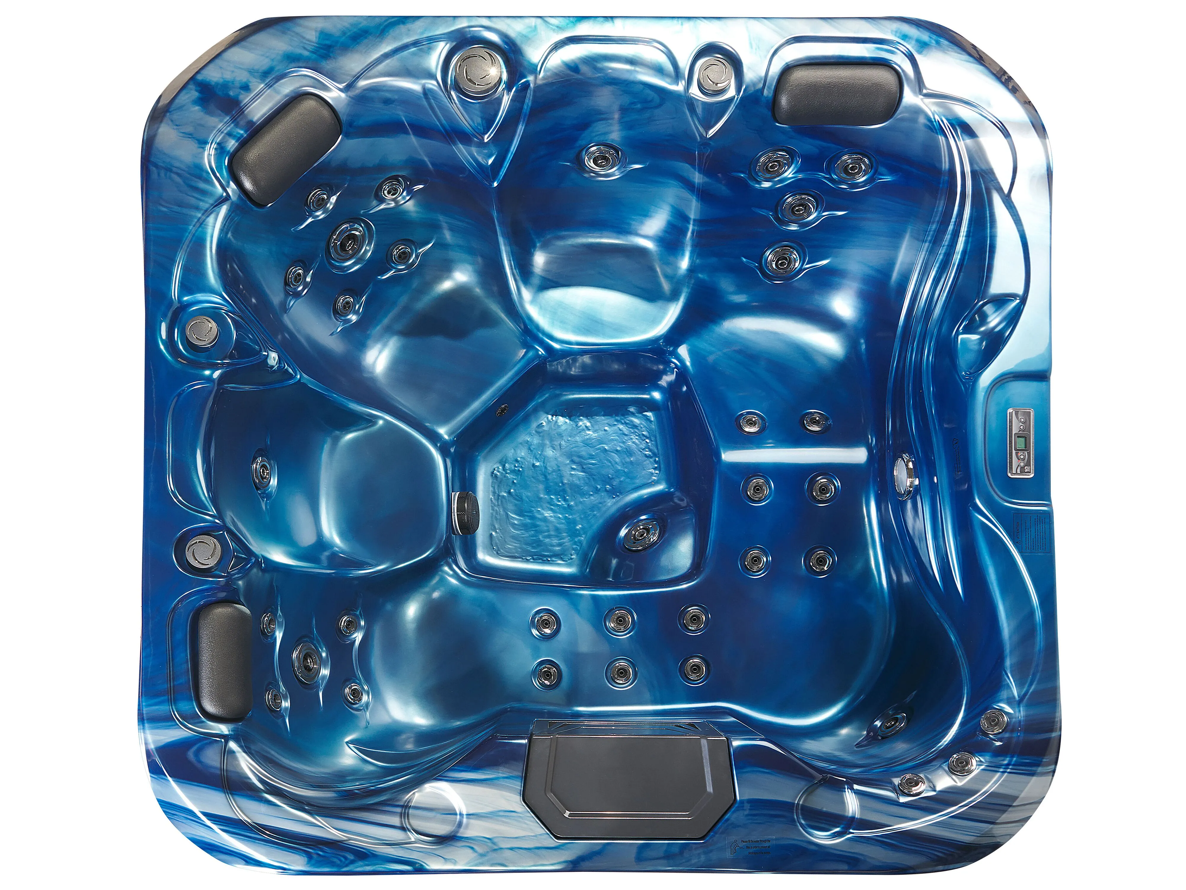 Buiten hottub met LED LASTARRIA Blauw