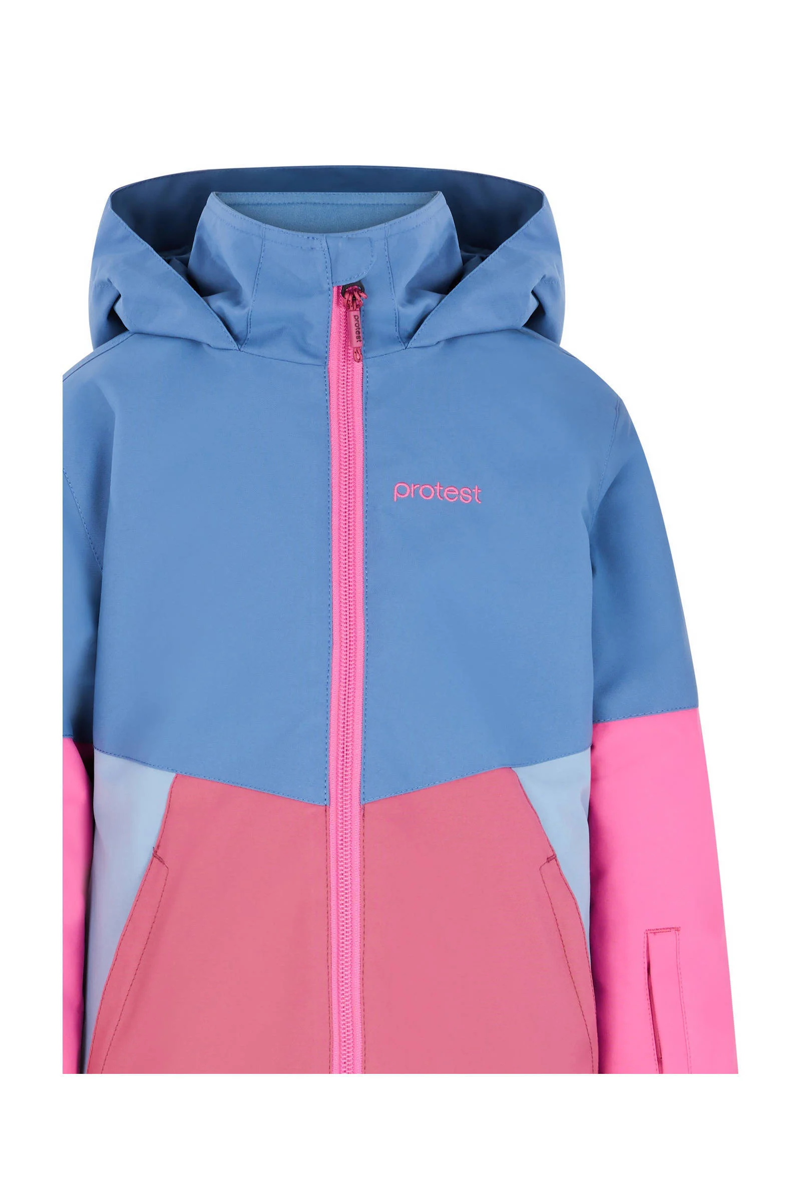 Protest ski-jack Linny TD blauw/roze