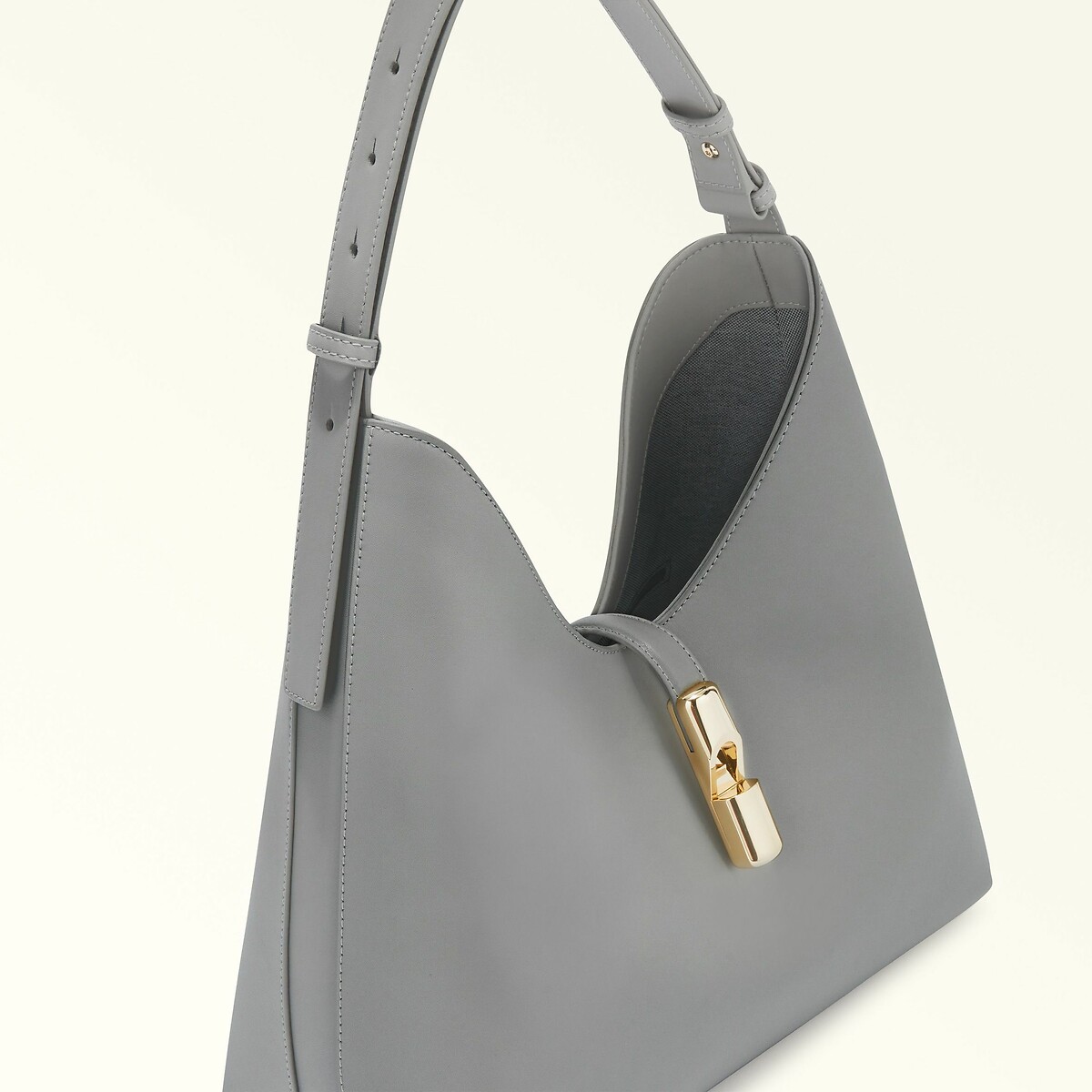 FURLA<br>Bolsa hobo de couro GOCCIA M