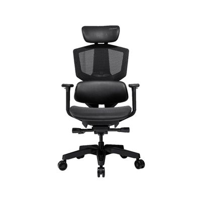 Fauteuil gamer ARGO One Black - accoudoirs réglables - appuie-tête intégré - noir