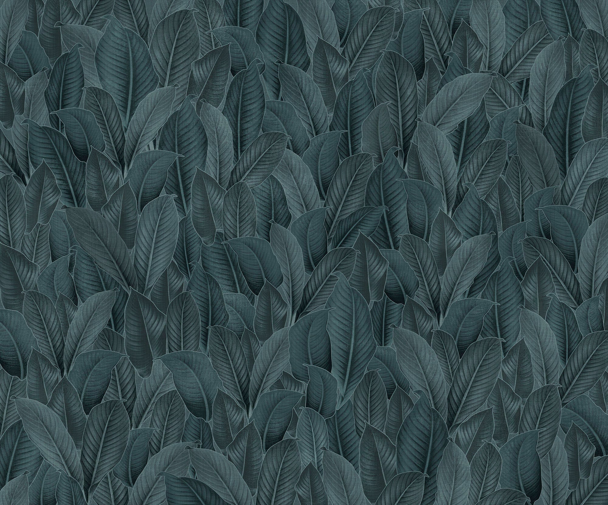 Komar Fototapete »Digitaldruck Vlies -  Bain de Feuilles - Grösse 300 x 250 cm« bedruckt glatt Wohnzimmer, Schlafzimmer