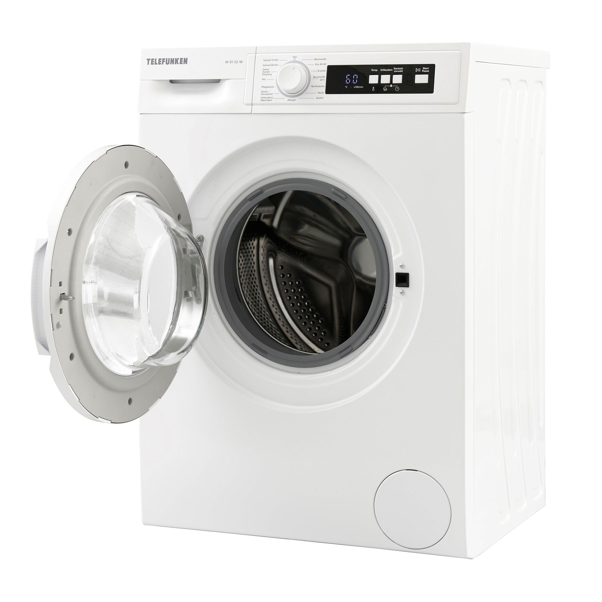 Telefunken W-01-52-W Waschmaschine 5kg 1000 U/Min, weiß