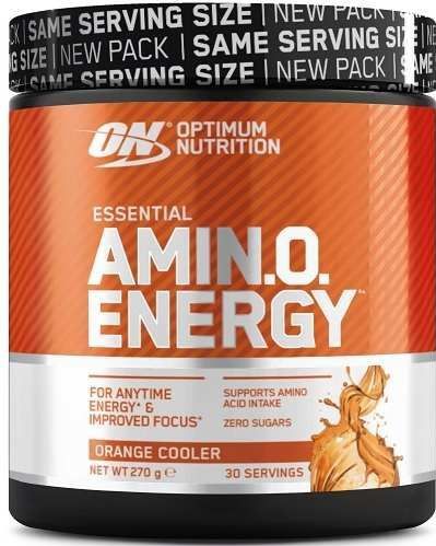 Optimum Nutrition Essential Amino Energy - Orange - Pre Workout - BCAA & EAA Aminozuren - 270 gram (30 doseringen)