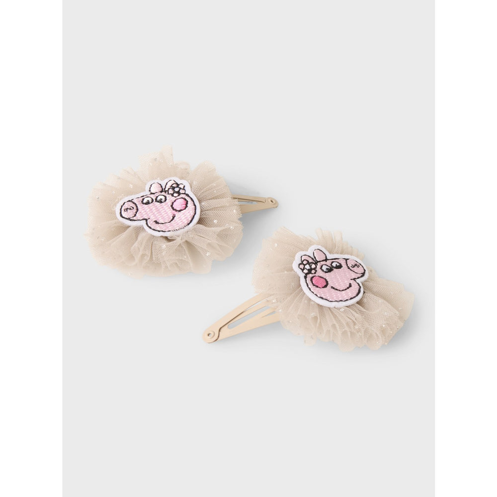 Køb Name It Pure Cashmere Darin Peppa Pig 2-pak Hår Clips