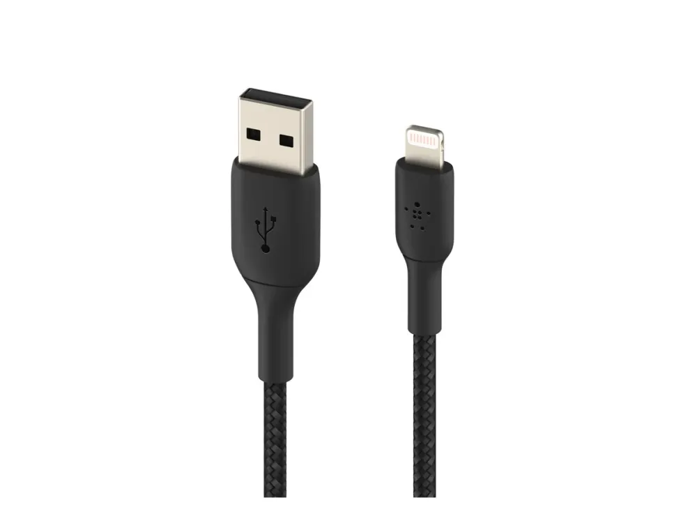 Belkin BoostCharge - Lightning-kabel - Lightning han til USB han - 1 m - sort