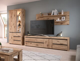 Vitrine WOODY 91x200 cm Braun