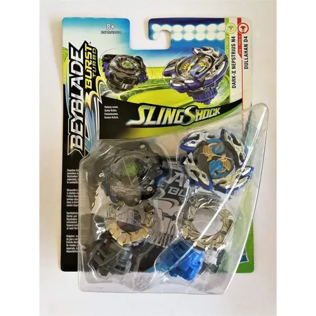 Hasbro Beyblade Burst SlingShock Dark-X Nepstrius N4 + Dullahan D4