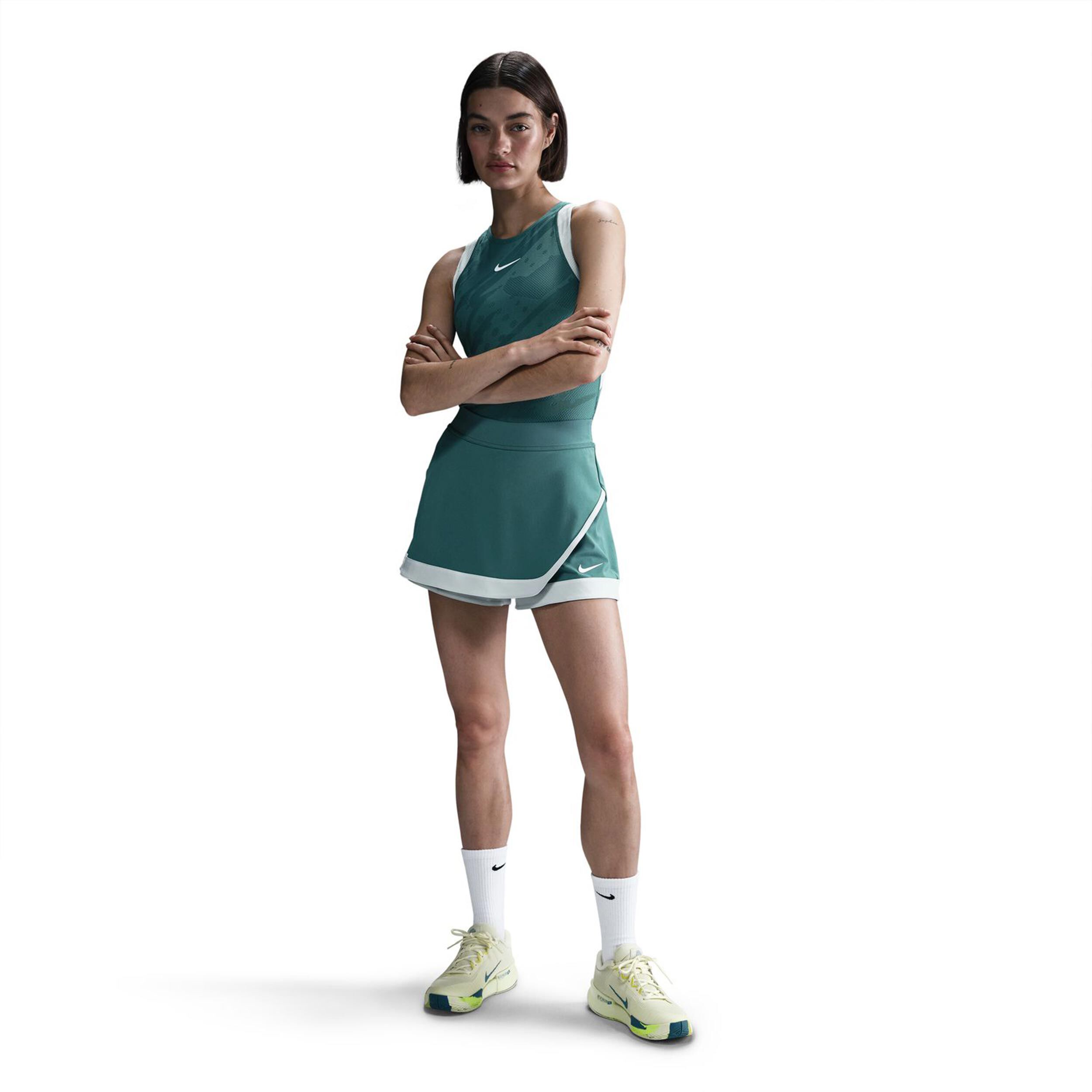 Nike Court Dri-Fit Slam Jupe Femmes - Bleu Petrol