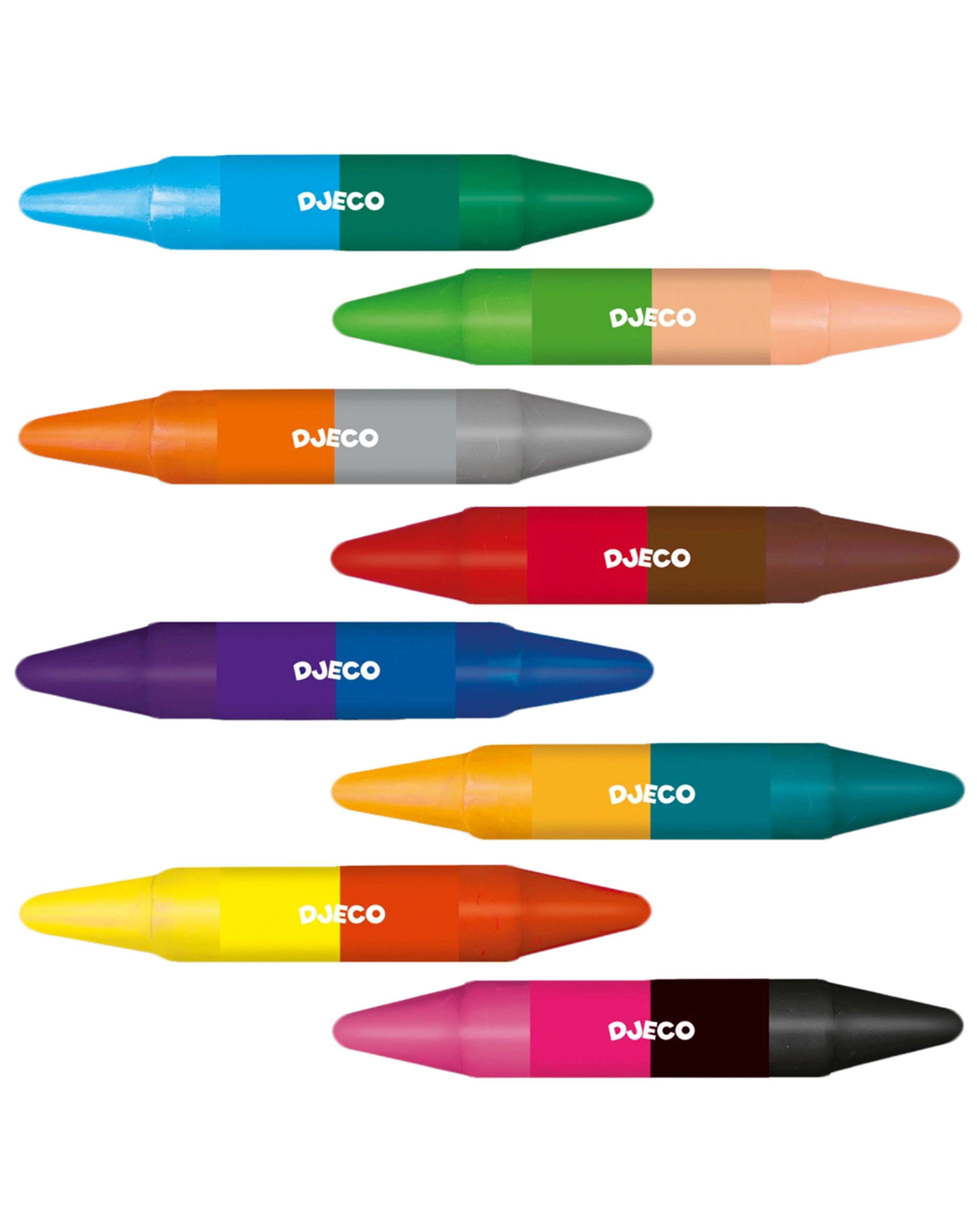 Wachsmalstifte ALL COLORS mit 16 Farben in bunt