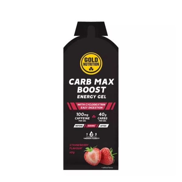 Gold Nutrition Carb Max Energy Gel 60g Morango