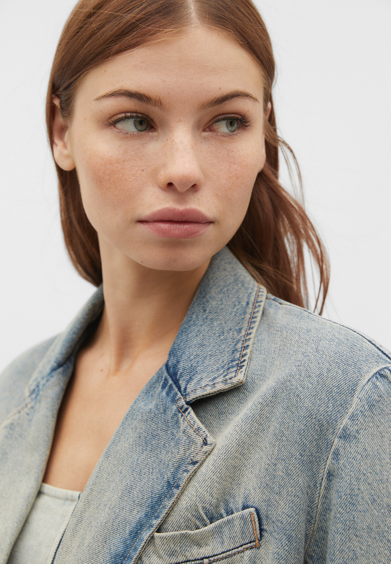 Denim blazer