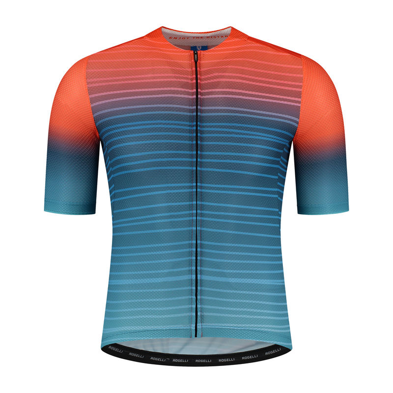Rogelli Surf Cykeltrøje - Blå/Orange