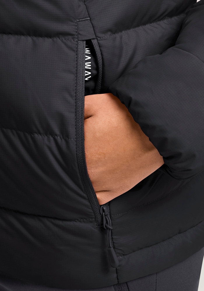 Jack Wolfskin Daunenjacke »ATHER DOWN HOODY W RDS« mit Kapuze