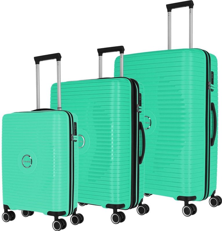 Travelite - Orbita - Kofferset - Groen - Harde Bagage - 3-delig met Uitbreidingsplooi