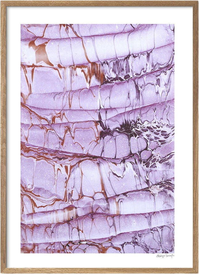 Poster & Frame Gokce Art - Earthquake Series 04 Flerfarvet