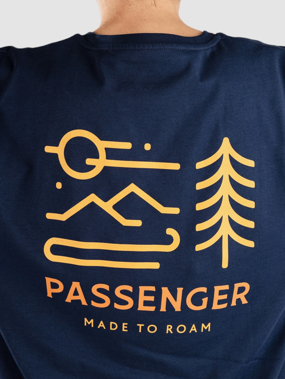 Passenger Phoenix Organic Cotton T-Shirt rich navy