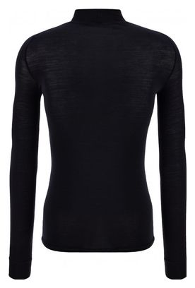 Maillot de Corps Manches Longues Santini Next 2 Skin Noir