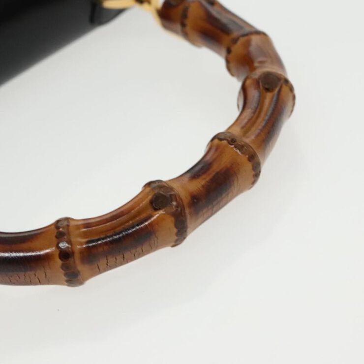 Gucci Vintage Gucci Bamboo Black