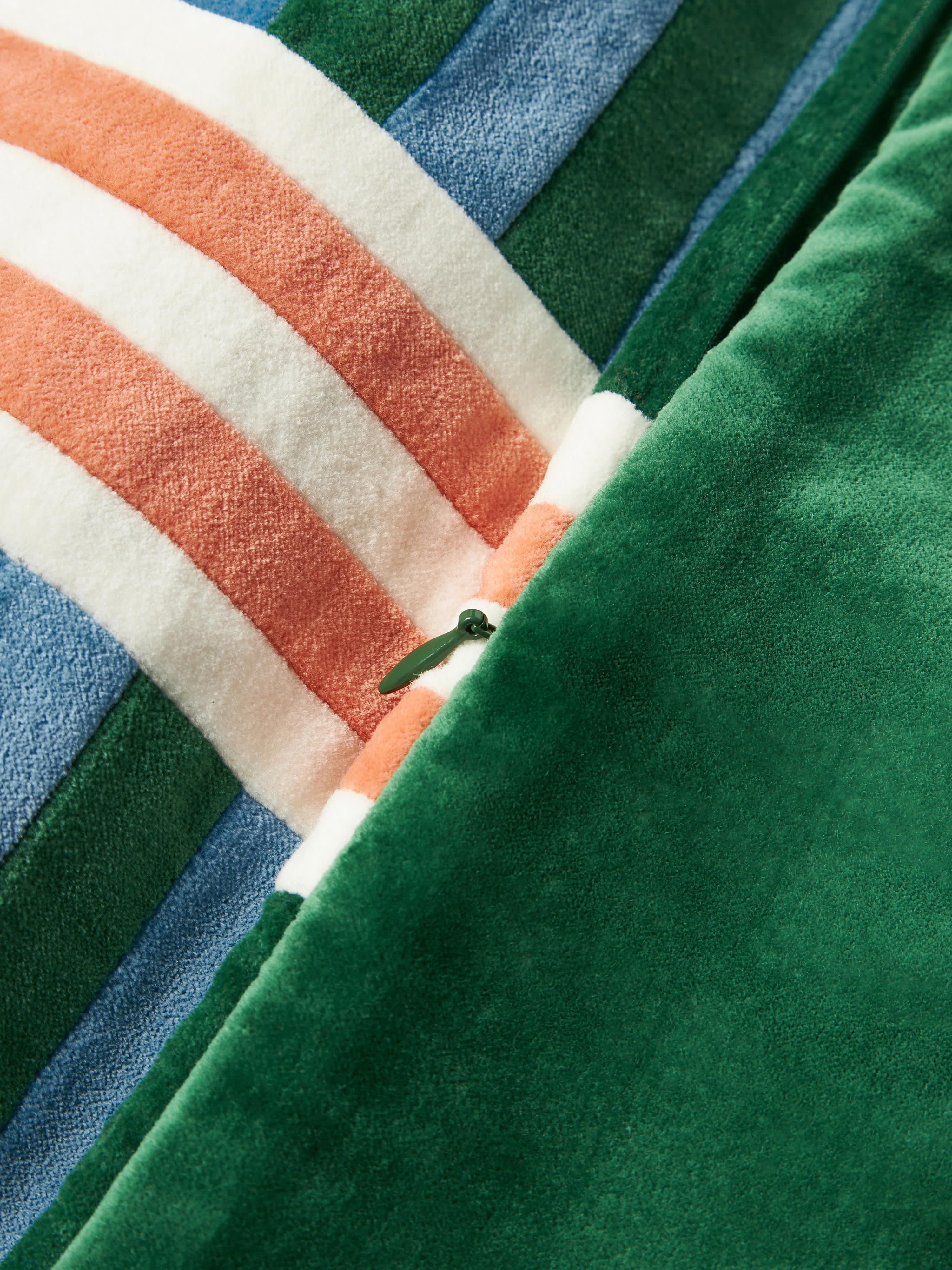 Patchwork kussensloop Tete van fluweel