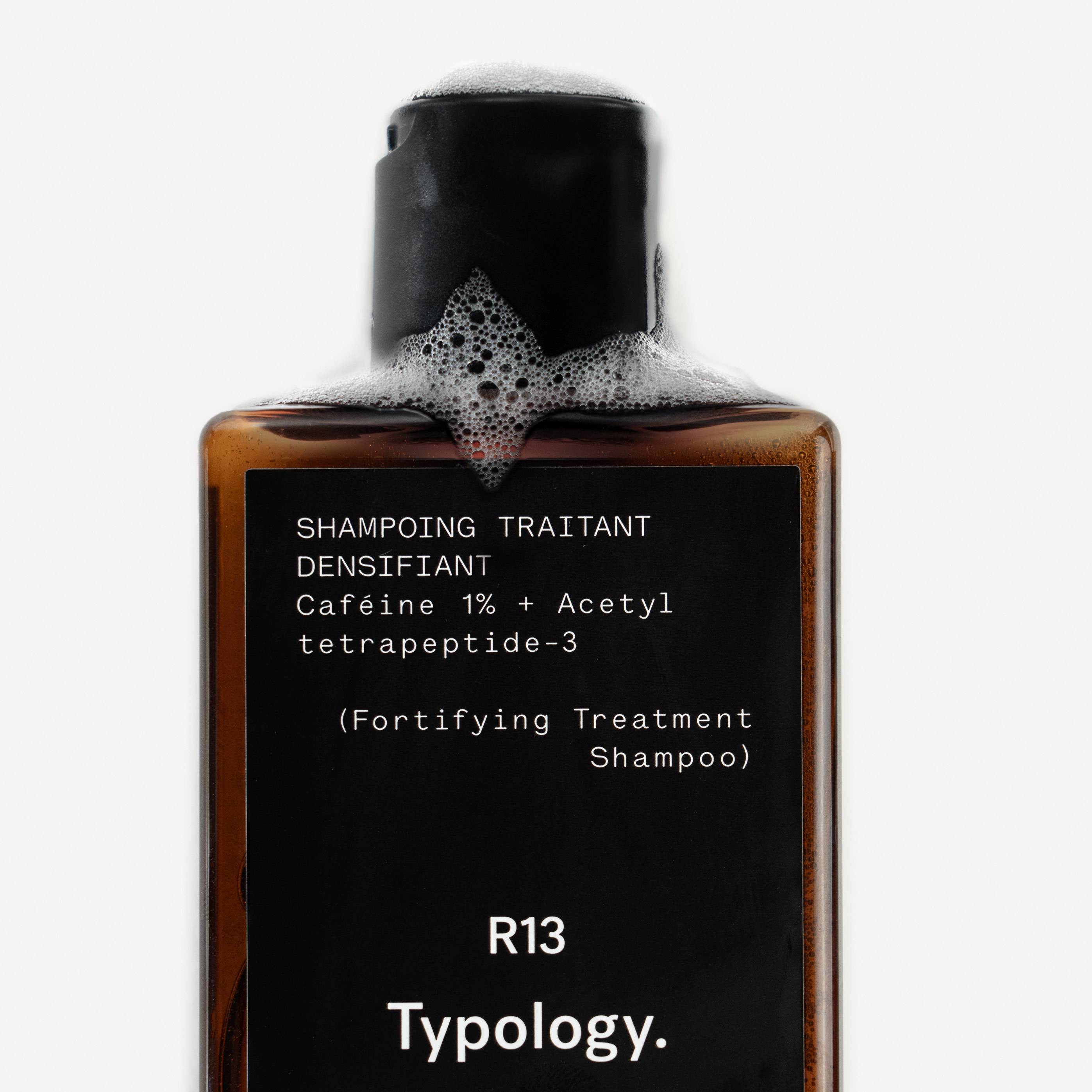 R13 - Shampoing traitant densifiant<br>Caféine 1% + Acetyl tetrapeptide-3