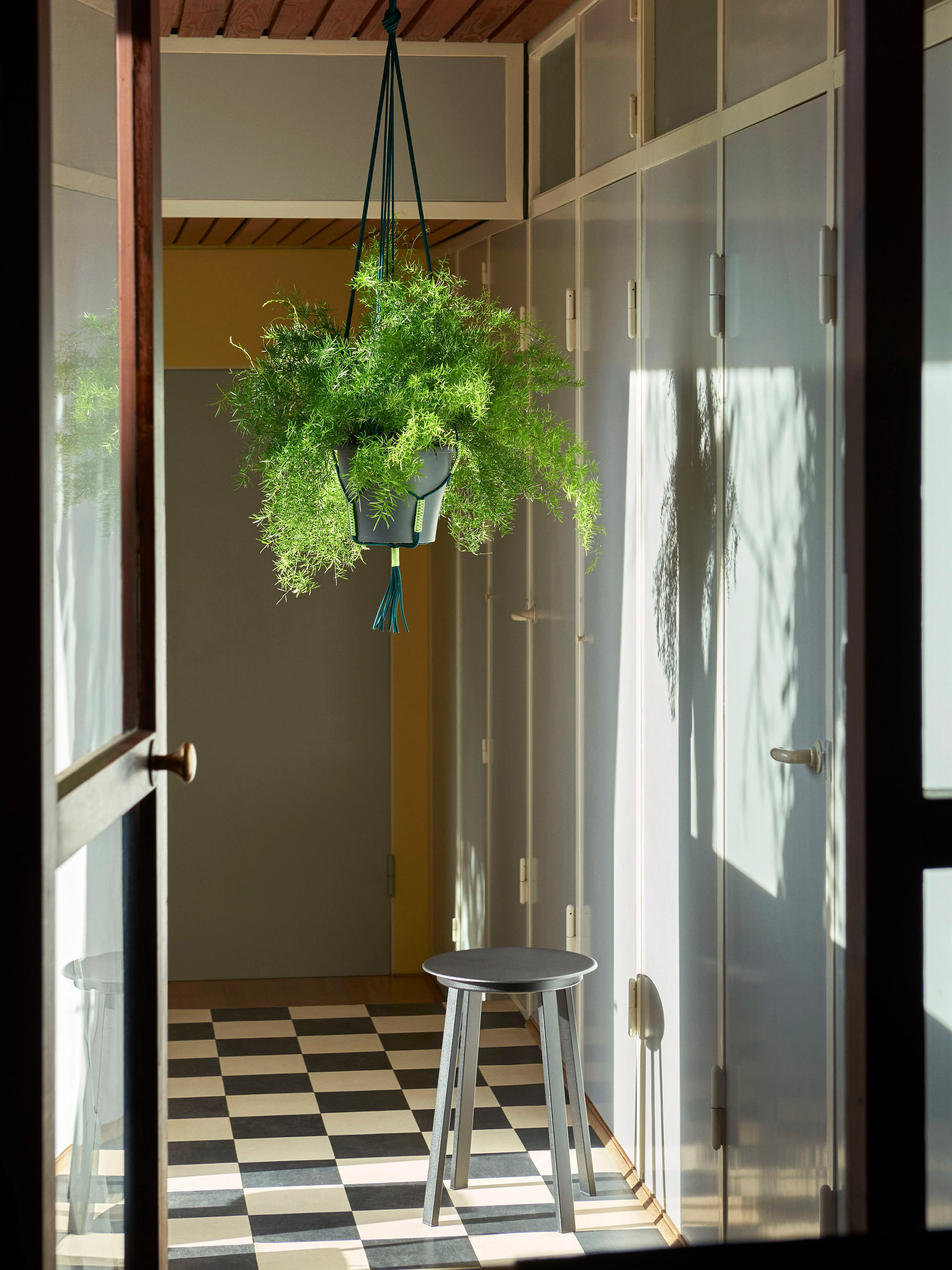 PHANTA - Support pour pot de fleurs tissu | Vert