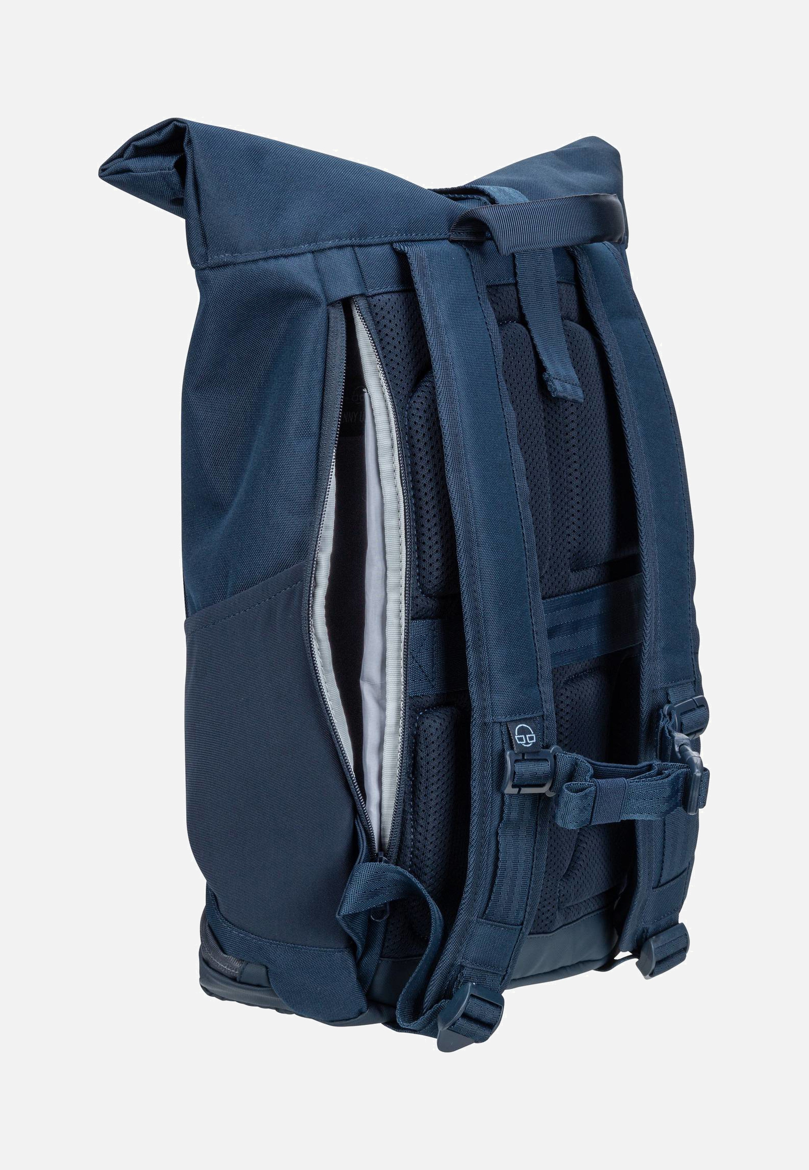 Allen Medium Dunkelblau - Rolltop Rucksack