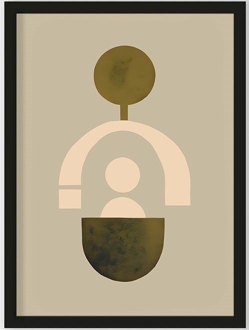 Art Print 2 Beige Forma