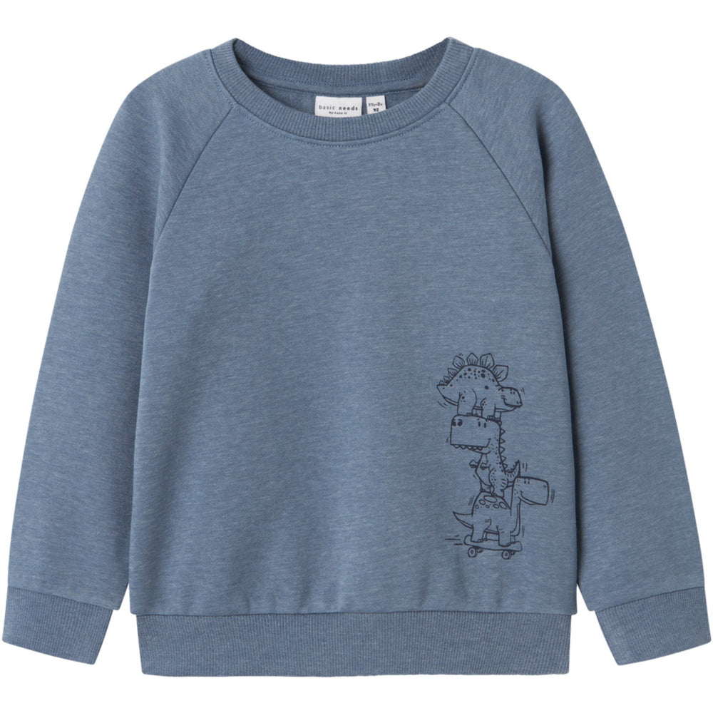 Køb Name It China Blue Dinos Vion Regular Sweatshirt