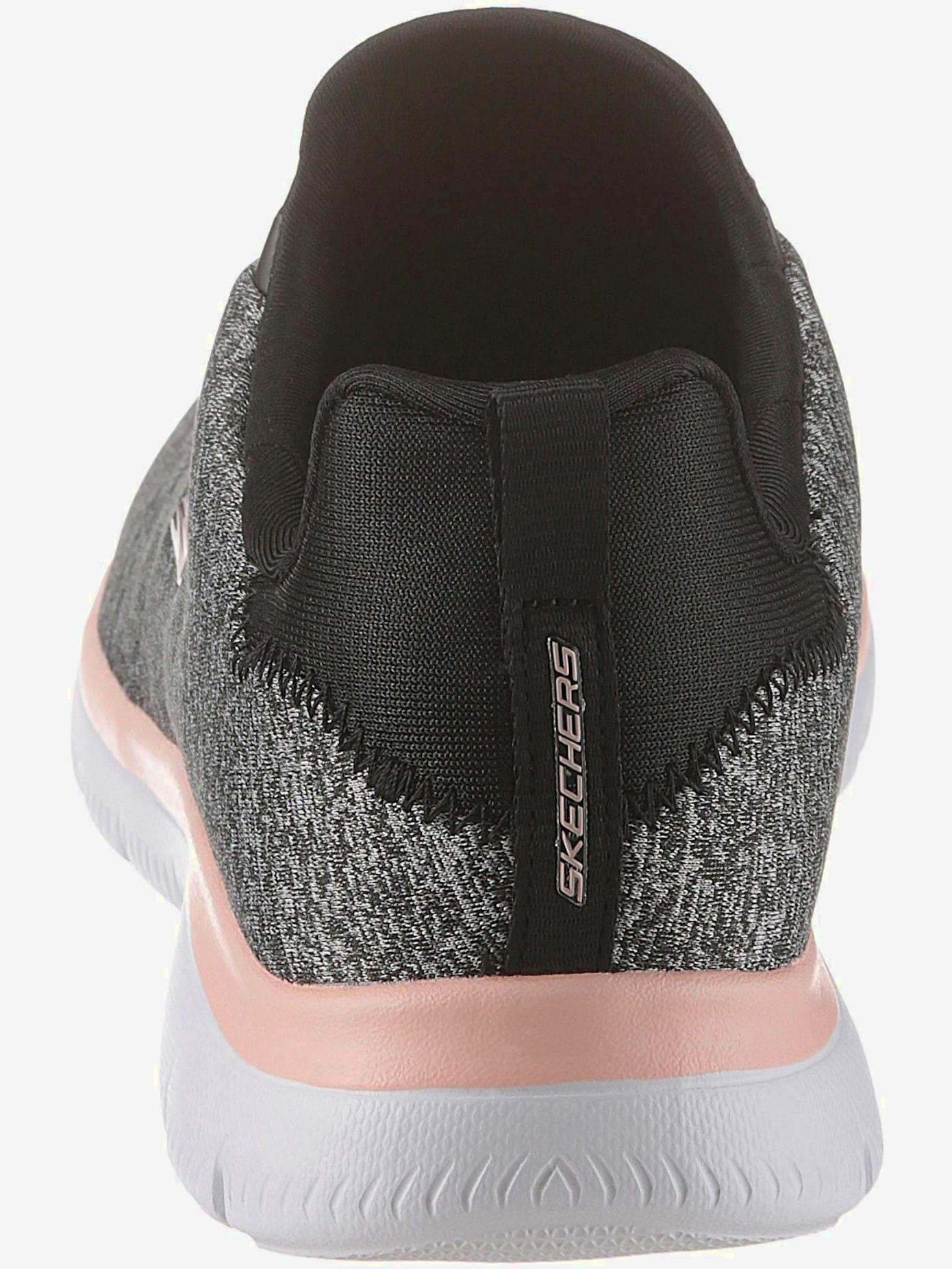 Sneakers slip on trotteurs décontractés avec bande en caoutchouc pour un enfilage aisé