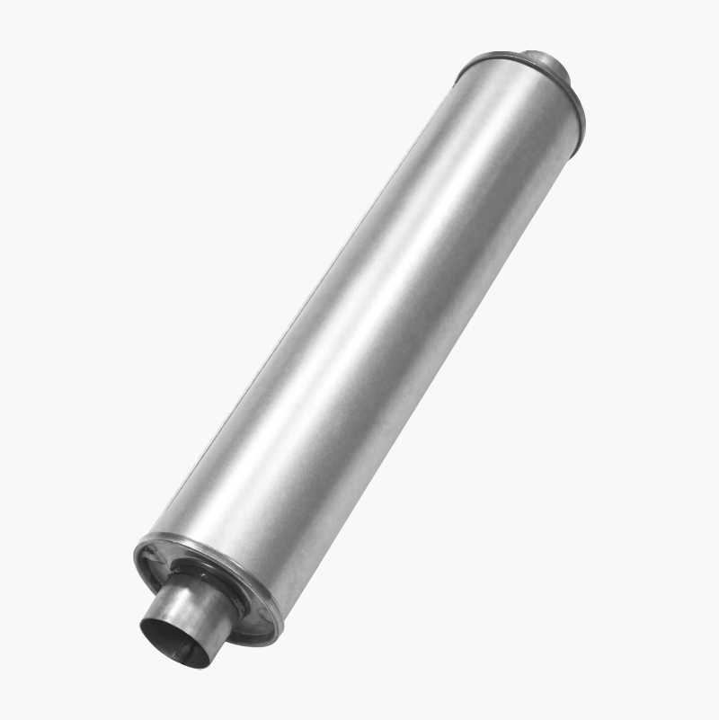 Lyddemper, aluminisert stål, 64 mm